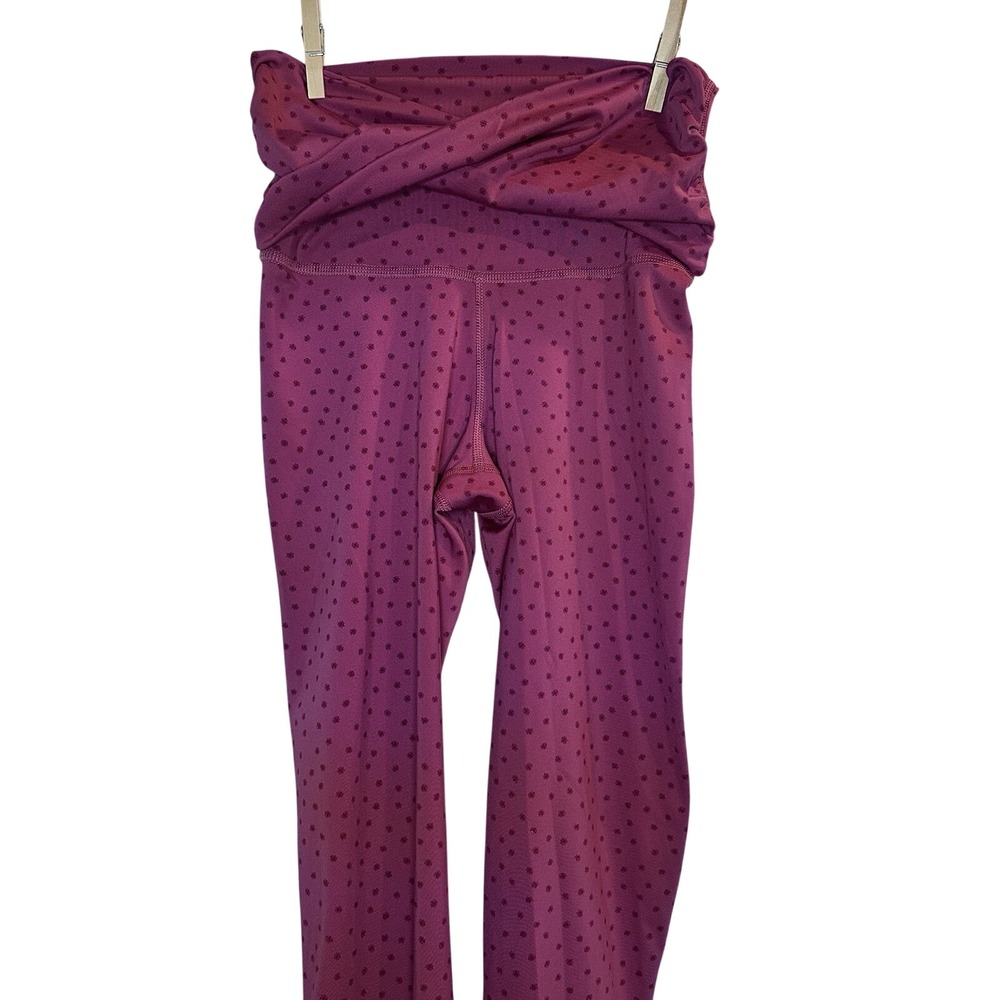 Nike Dri Fit Polkadot‎ Leggings Magenta Women's Size XS